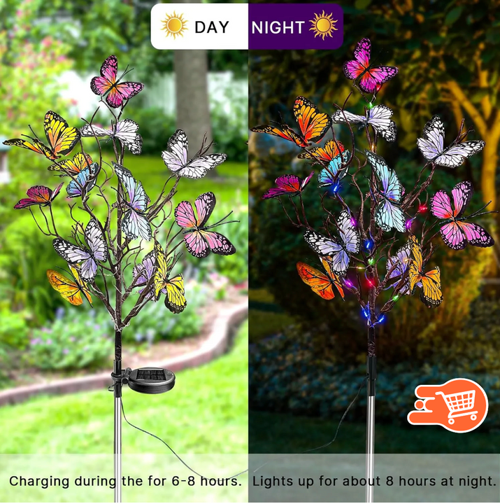 Mariposas Luz Un jardin De Otro Mundo