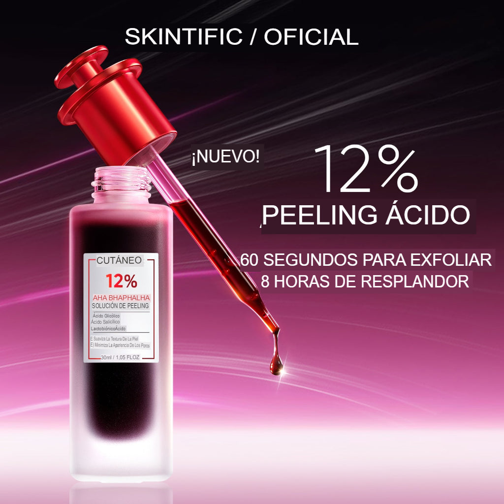 SKINTIFIC Serum Elimina Cicatricez Y Puntos Negros De ACNE